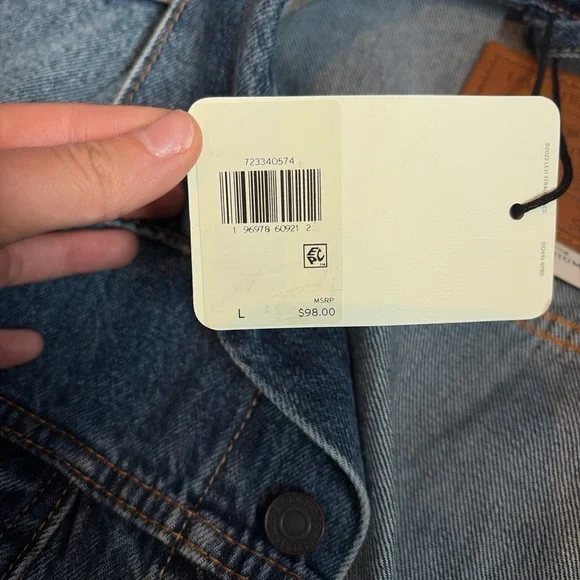 Levi's Men's Light Blue Denim Jacket - Picture 3 of 5